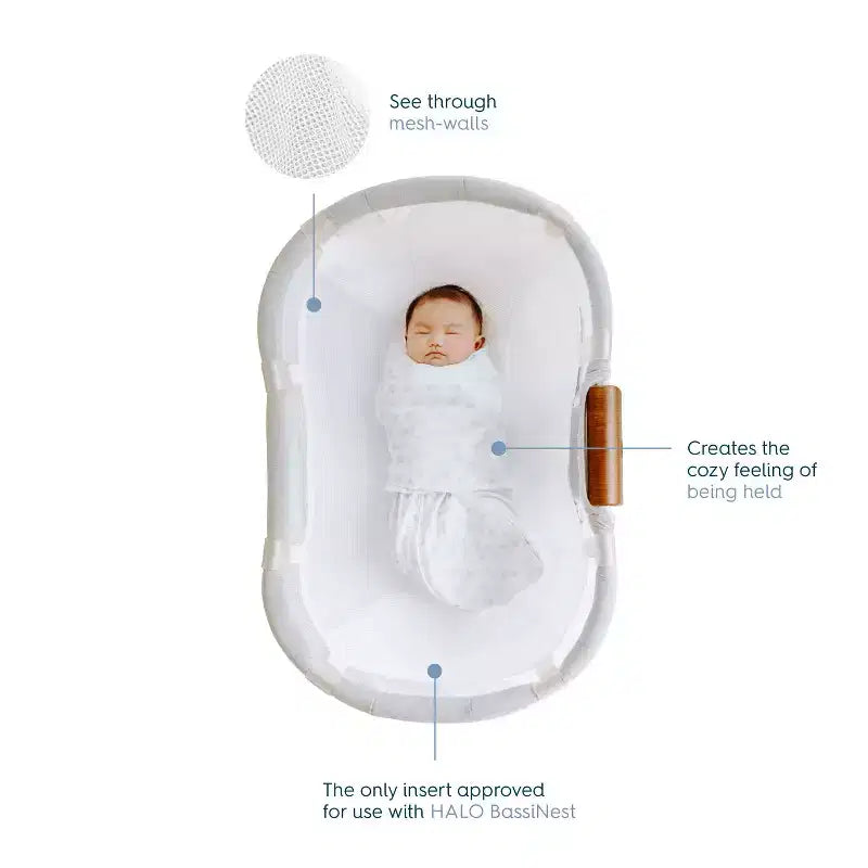 Accessori Inserti per Culla Bassinest 2.0 - Neonato: Culla/Culla Affiancabile, Materasso/Cuscino, Peso Massimo 6,8 kg