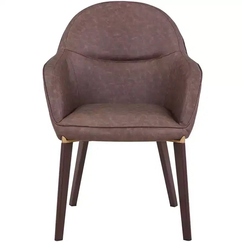 Sedie da pranzo Elias con sedili imbottiti in pelle o velluto e gambe verniciate a polvere, per cucina moderna, sala da pranzo, posti a sedere per bar e caffè