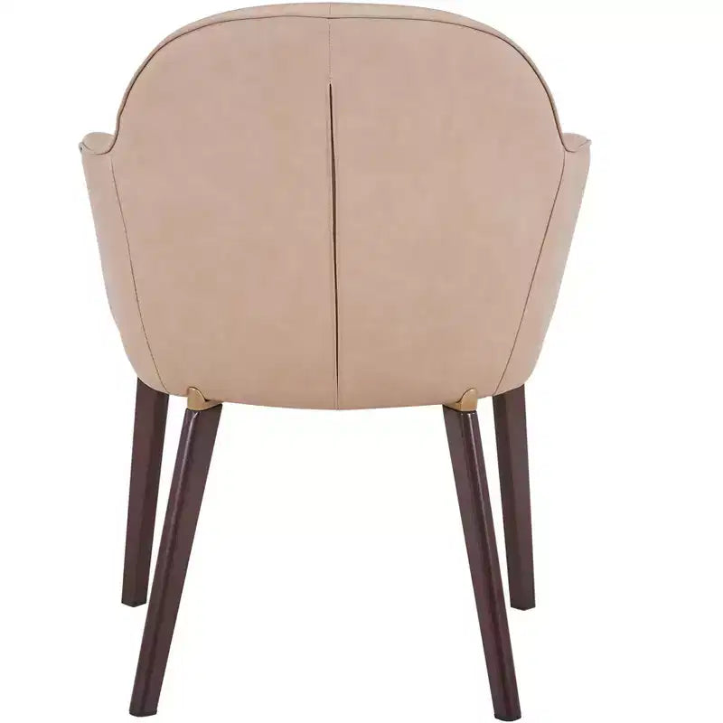 Sedie da pranzo Elias con sedili imbottiti in pelle o velluto e gambe verniciate a polvere, per cucina moderna, sala da pranzo, posti a sedere per bar e caffè