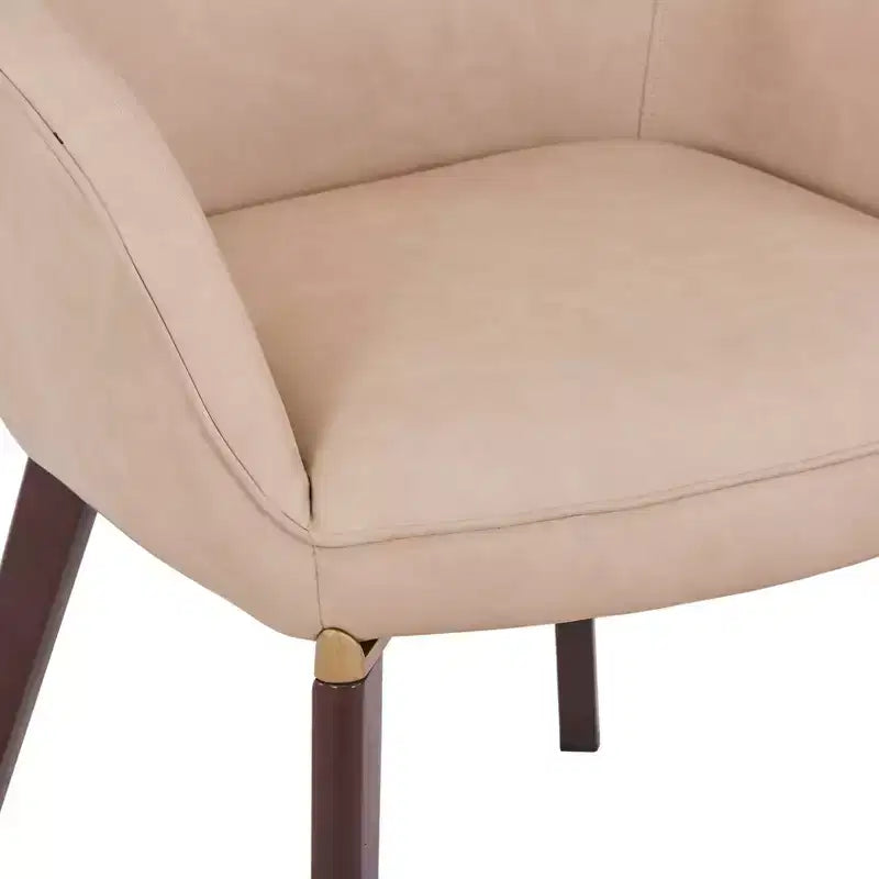 Sedie da pranzo Elias con sedili imbottiti in pelle o velluto e gambe verniciate a polvere, per cucina moderna, sala da pranzo, posti a sedere per bar e caffè