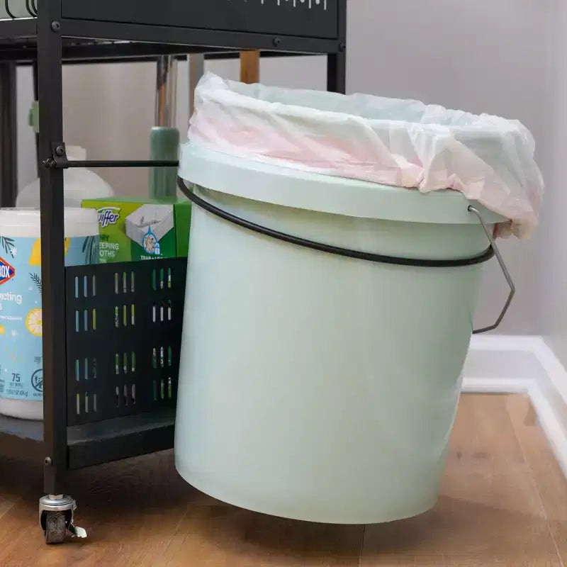 Carrello multiuso "Everything" con pannello forato e portasecchi