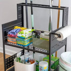 Carrello multiuso "Everything" con pannello forato e portasecchi