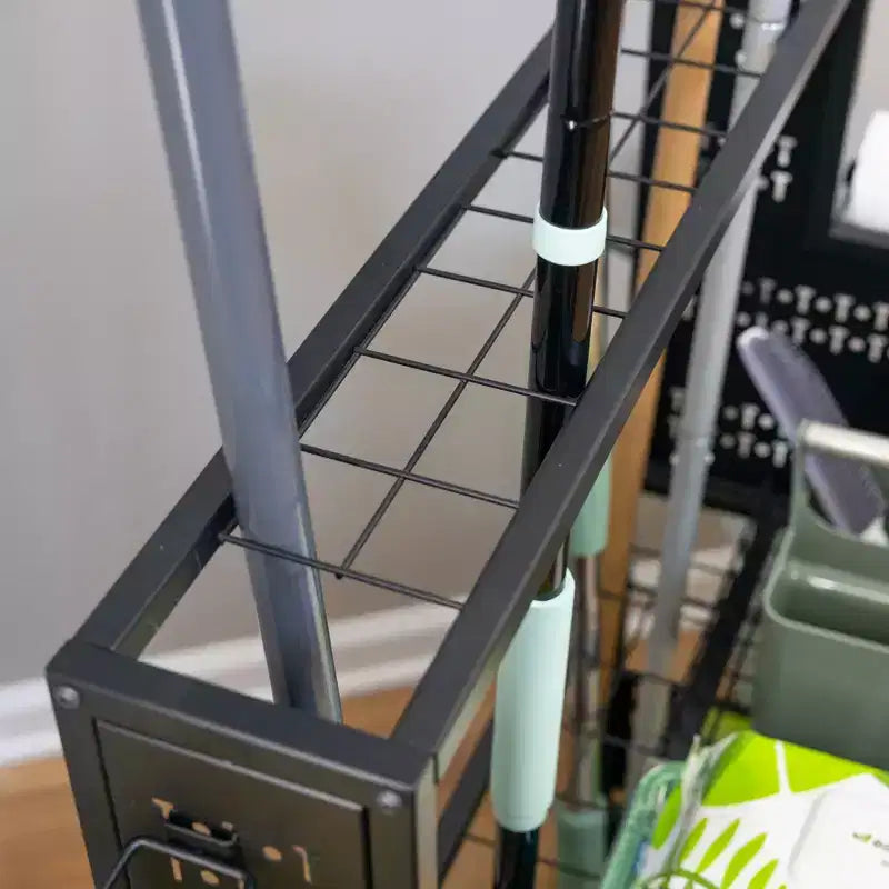 Carrello multiuso "Everything" con pannello forato e portasecchi