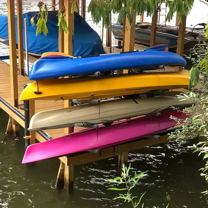 Rastrelliera portakayak Shenandoah | Regolabile per esterno | 4 livelli