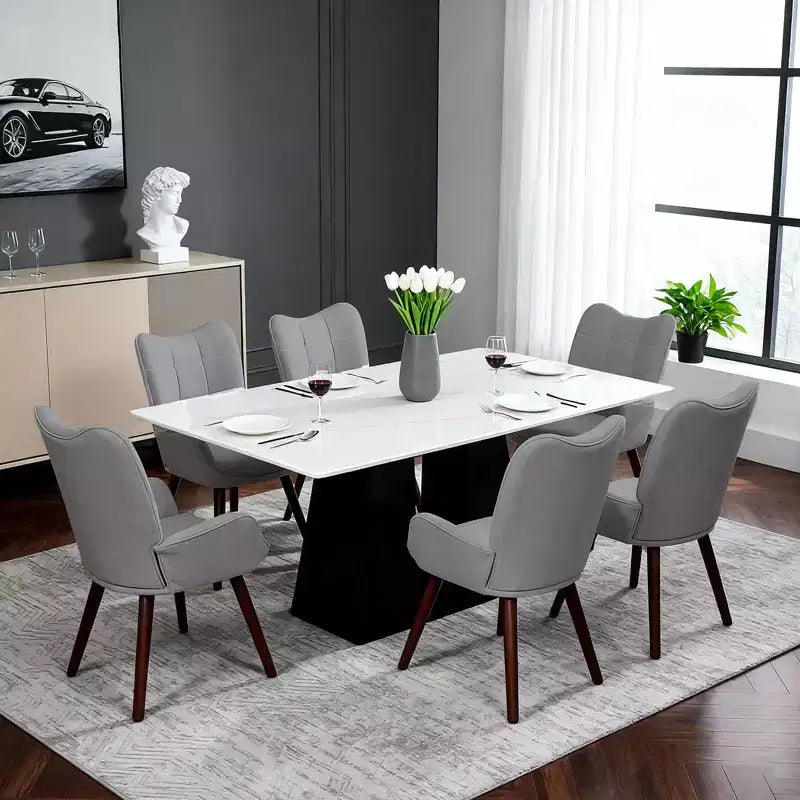 Sedie da pranzo moderne imbottite, sedie da bar con schienale per isola cucina sala da pranzo, adatte per cucina, sala da pranzo, soggiorno, bar