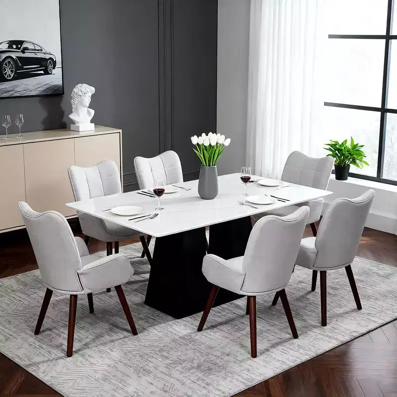 Sedie da pranzo moderne imbottite, sedie da bar con schienale per isola cucina sala da pranzo, adatte per cucina, sala da pranzo, soggiorno, bar