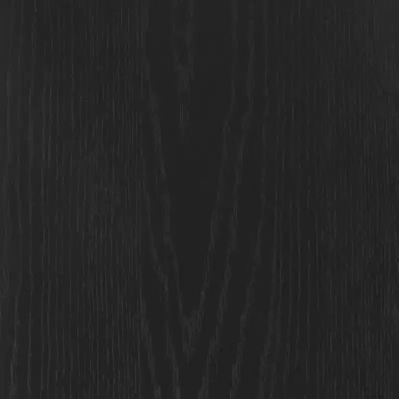 Tavolo consolle da divano in rovere nero riciclato: ingresso stretto da 101,6 cm, superficie impiallacciata rustica