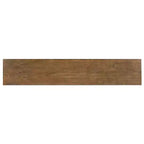Tavolo da bar a console Tormo Hand Distressed Nero/Noce Medio/Bianco: console moderna industriale con struttura in metallo