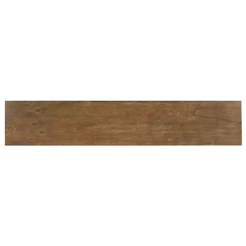 Tavolo da bar a console Tormo Hand Distressed Nero/Noce Medio/Bianco: console moderna industriale con struttura in metallo