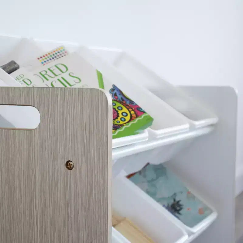 Organizzatore portagiochi per bambini con 9 contenitori