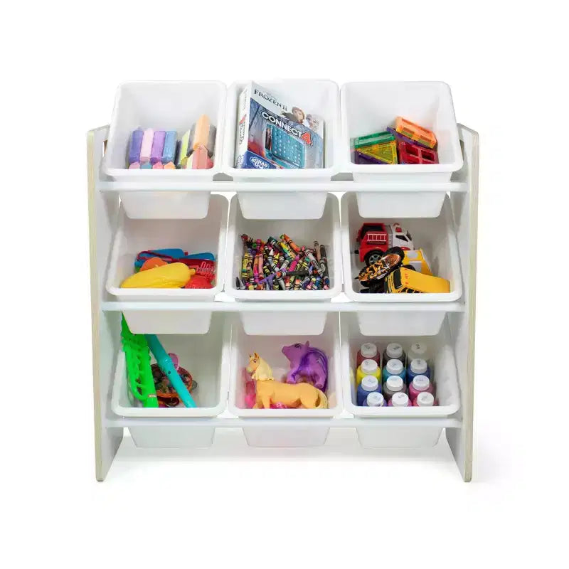 Organizzatore portagiochi per bambini con 9 contenitori