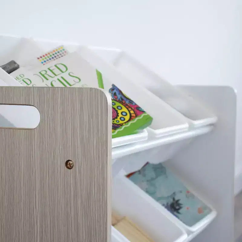Organizzatore portagiochi per bambini con 9 contenitori