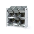 Kids' Toy Storage Organizer with 9 Storage Bins - Humble Crew