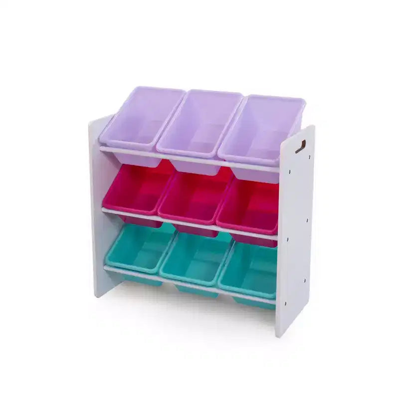 Organizzatore portagiochi per bambini con 9 contenitori