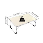 Unique Bargains - Tavoli pieghevoli portatili resistenti per letto e divano