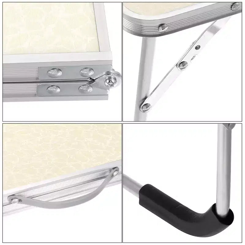 Unique Bargains - Tavoli pieghevoli portatili resistenti per letto e divano