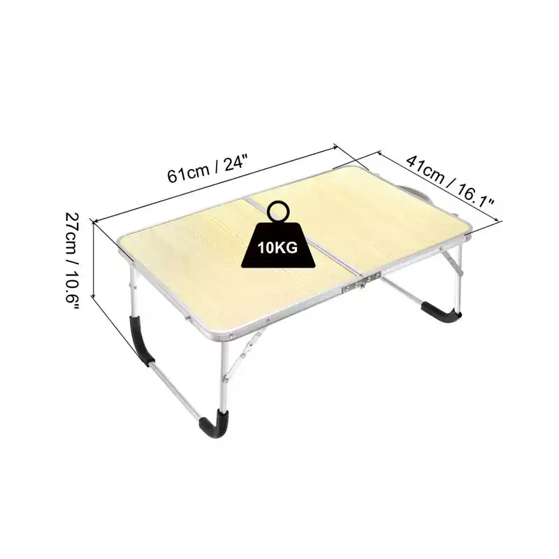 Unique Bargains - Tavoli pieghevoli portatili resistenti per letto e divano