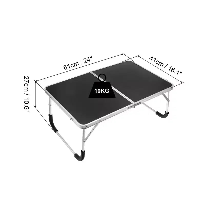 Unique Bargains - Tavoli pieghevoli portatili resistenti per letto e divano