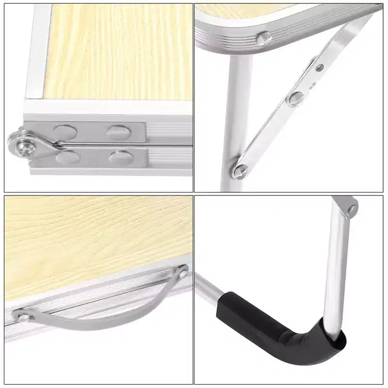Unique Bargains - Tavoli pieghevoli portatili resistenti per letto e divano