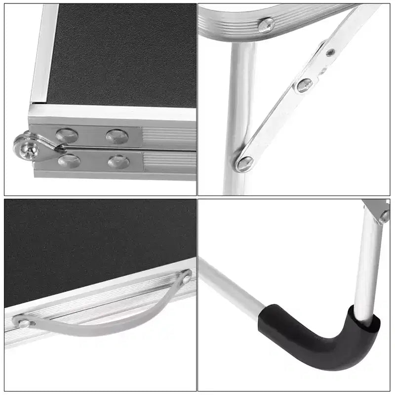 Unique Bargains - Tavoli pieghevoli portatili resistenti per letto e divano