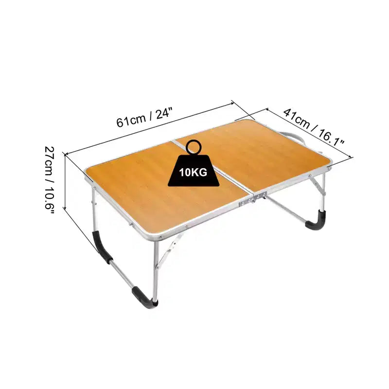 Unique Bargains - Tavoli pieghevoli portatili resistenti per letto e divano