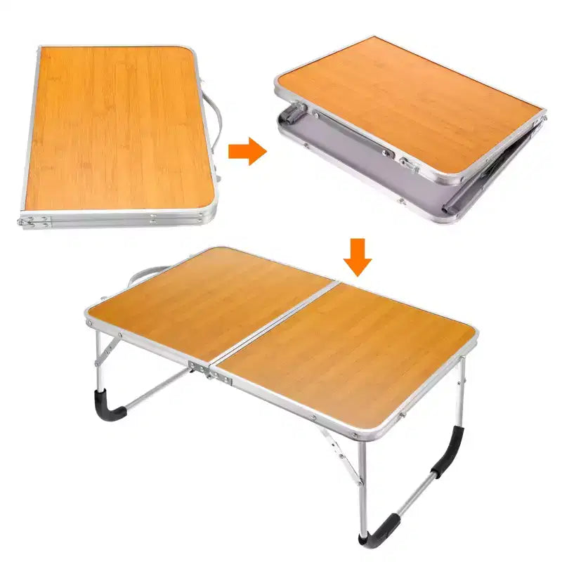 Unique Bargains - Tavoli pieghevoli portatili resistenti per letto e divano
