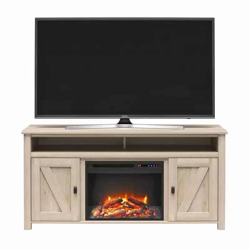 Mobile TV con camino elettrico Farmington per TV fino a 60"