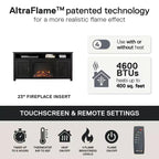 Mobile TV con camino elettrico Farmington per TV fino a 60"