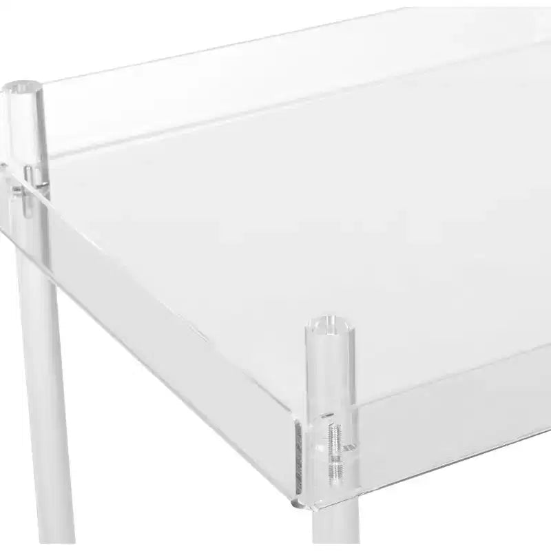 Carrello da bar in acrilico Healy FOX6017A Trasparente