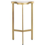 Tavolino d'appoggio Suki Tripod ACC3701A Bianco/Oro