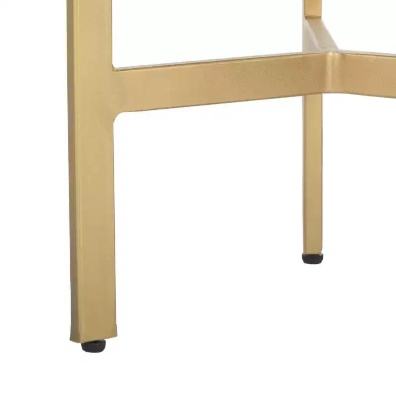 Tavolino d'appoggio Suki Tripod ACC3701A Bianco/Oro