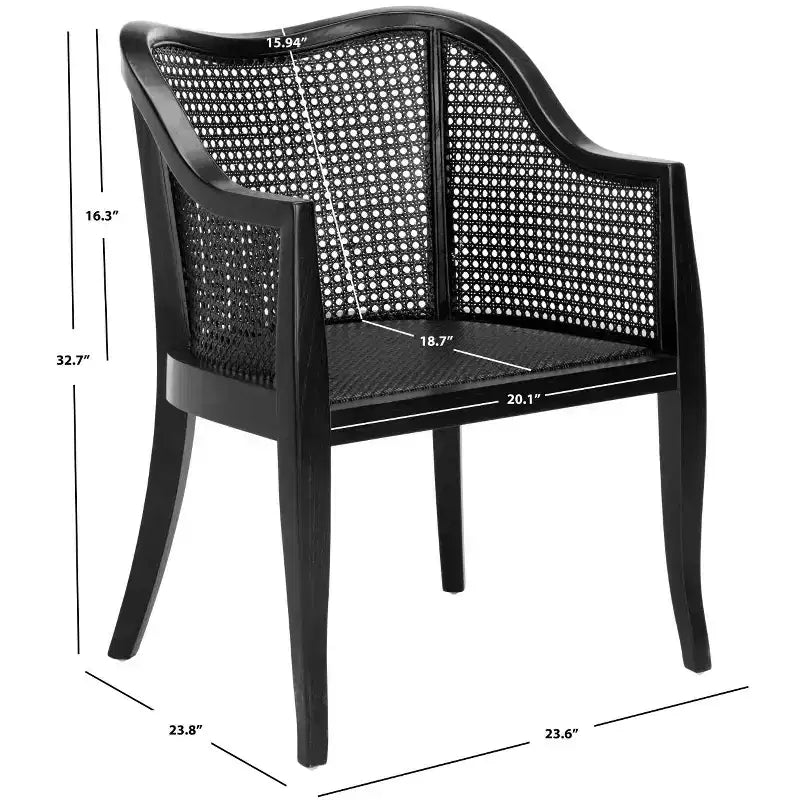 Sedia da pranzo in canna Maika DCH9500