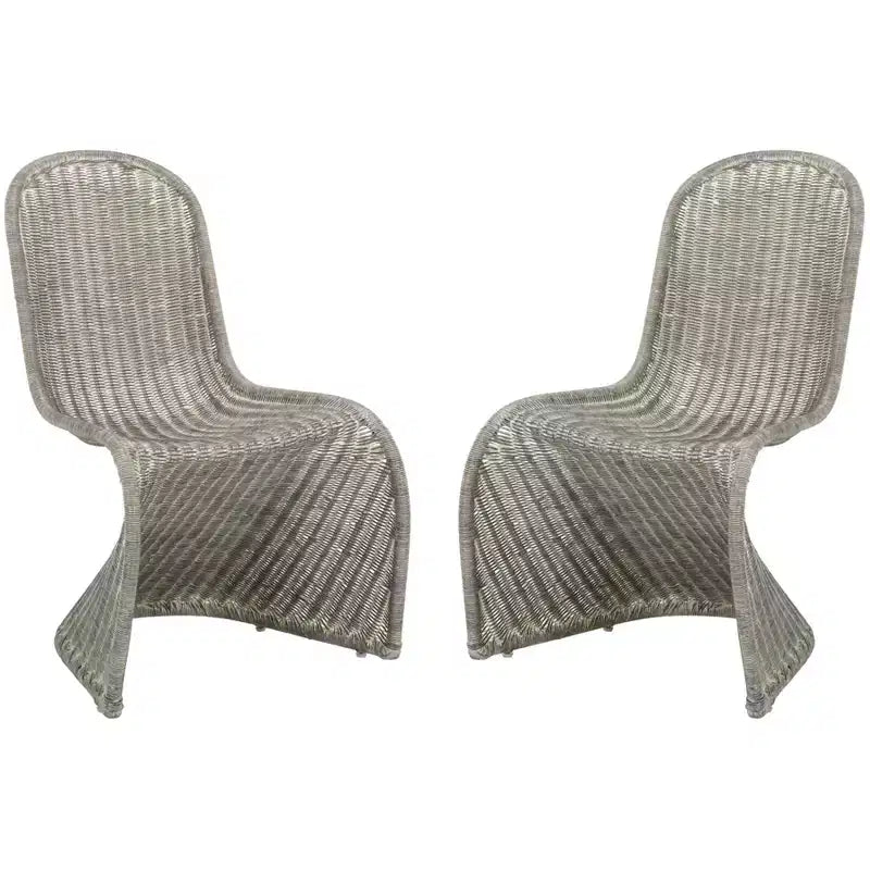 Tana Wicker Side Chair (Set of 2) - SEA8009 - Safavieh