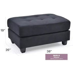 Pouf Malone Tufted