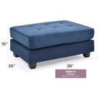 Pouf Malone Tufted