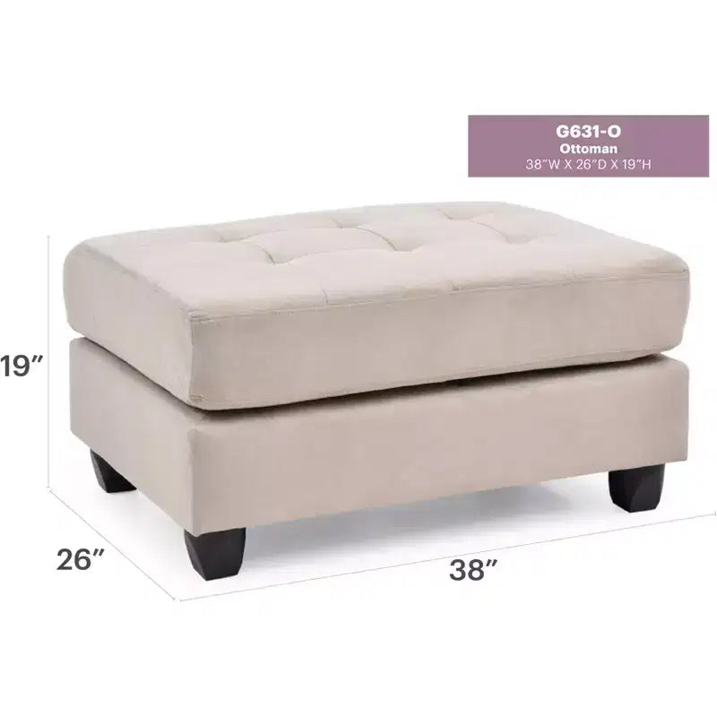 Pouf Malone Tufted