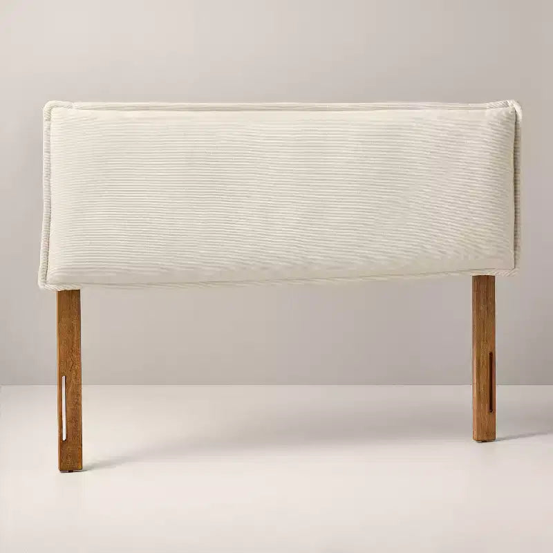 Corduroy Upholstered Headboard Cream - Hearth & Hand with Magnolia